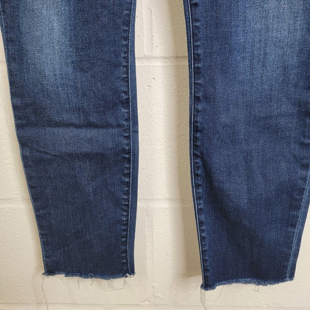 Frank & Eileen Womens Blue Denim Sligo Skinny Jean Raw Hem Size 28 Boho Classic - Picture 8 of 14